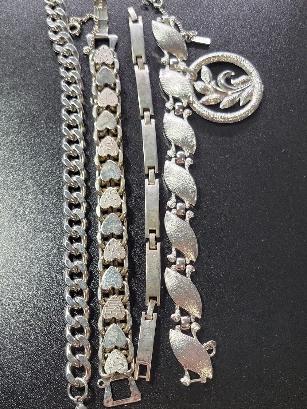 Silver-Tone Women's Bracelet Lot